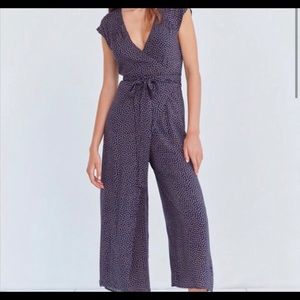 Urban Outfitters Kimchi Blue Floral Wrap Jumpsuit